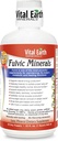Vital Earth Minerals Fulvic Minerals Liquid – Fulvic Acid Supplement with 70+ Trace Minerals, Electrolytes for Energy & Vitality, 32 Oz + 1 Oz Cup