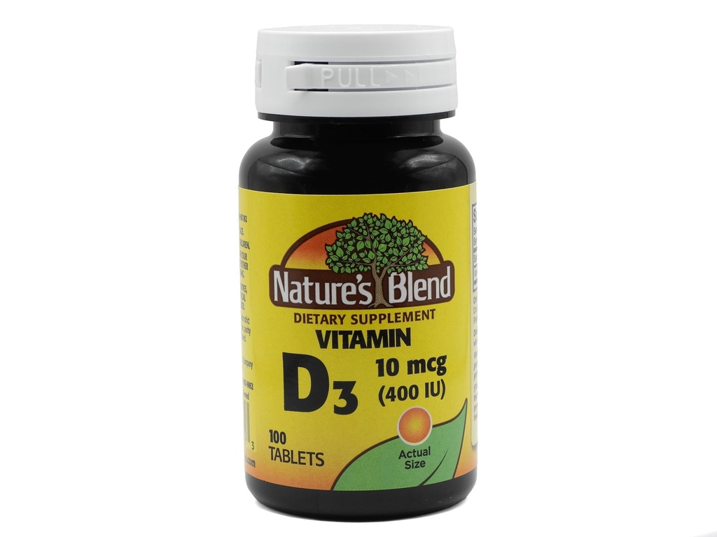 Naturens Blend Vitamin D 400 IU 100 tabletter