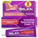 SILKA Anti-Fungal Cream, Clinical Anti-Fungus Foot Treatment, Jock Itch & Ringworm Remedy, Maximal Strength, Fast-Acting Relief från Itching & Burning, 1 Oz