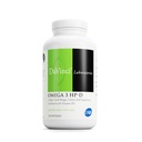 DAVINCI Labs Omega 3 HP-D - Dietary Supplement for Healthy Joints and Immune, Cardiovascular and Skin Health Support - med vitamin D3 och mer glutenfri - Lemon Flavor - 120 Softgels