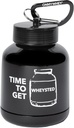 ONMYWHEY Double Scoop (180cc) Protein och Supplement Keychain Funnel, tid att få Wheysted
