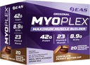 EAS Original Myoplex Maximum Muscle Builder, Meal Replacement Protein Mix | Kvalitet Protein Blend | 42g Protein, 20 Individuella Packet (Chocolate Peanut Butter Cup)
