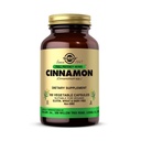 Solgar Cinnamon - 100 Vegetable Capsules - Full Potency (FP) - Non-GMO, Vegan, Gluten Free, Dairy Free, Kosher - 100 portioner