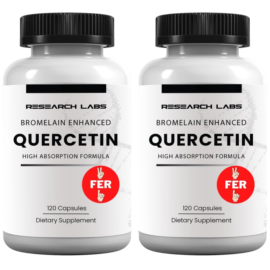 Forskning Labs Quercetin High Absorption Formel w/Bromelain
