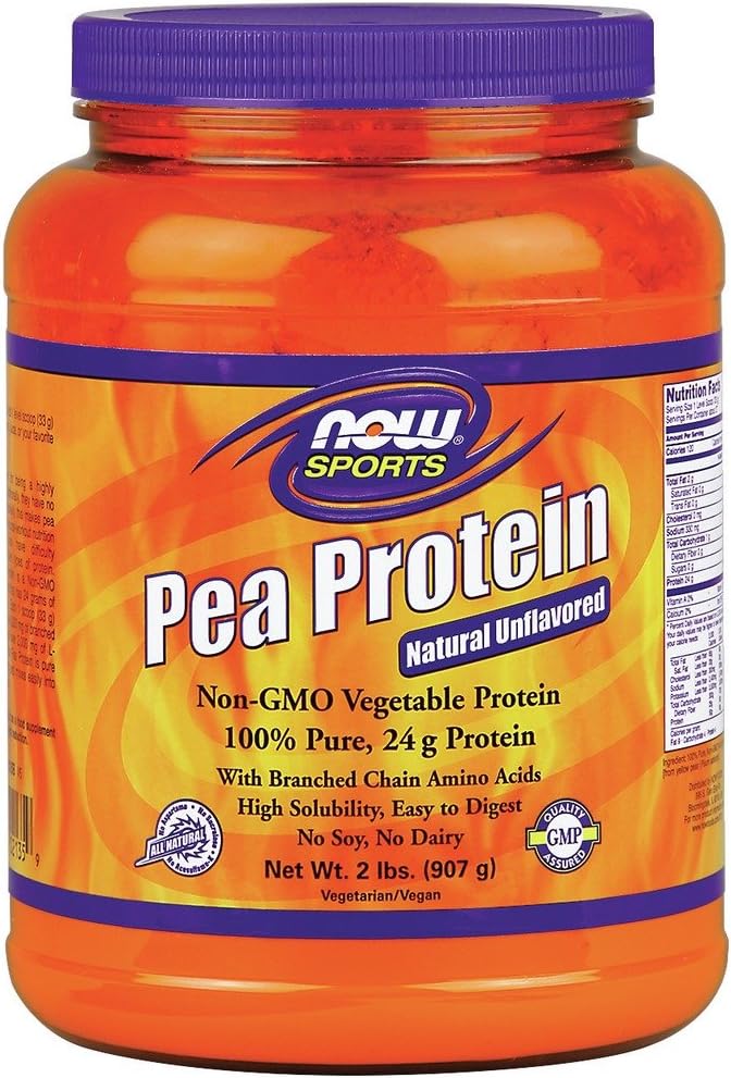 Nu livsmedel 100% ren Pea Proteinpulver i 2 pund Container (Pack of 2)