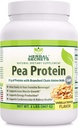 Herbal Secrets Pea Protein Powder Vanilla Toffee Flavor 2 lbs (Non-GMO) - Stöder energiproduktion och muskeltillväxt - främjar hjärta och njurfunktion *