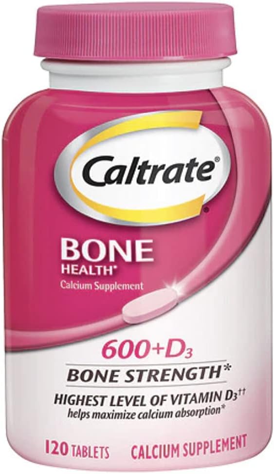 Caltrate Calcium & Vitamin D 600+D3, 120 tabletter