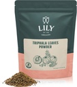 LILY OF THE VALLEY Triphala Powder - Mix of Amla, Haritaki & Bibhitaki - Källa från Indien - Herbal Adaptogen Superfood - Vegan & Gluten-Free - Packad i upphöjbar påse (4oz, 113g)