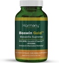 Harmony Nutraceuticals Boswin Gold Liposomal - Högsta Potens Maximal Bioaktivitet Dr Gummans kliniska Grade Synergized med gurkmeja & Triperin