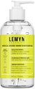 Medicinsk-Grade Hand Sanitizer Gel - 97% Organisk | 70% USP Ethyl Alkohol | Moisturizing Aloe + Hyaluronsyra | Färskt tillverkad i USA | 8oz flaska med pumpa