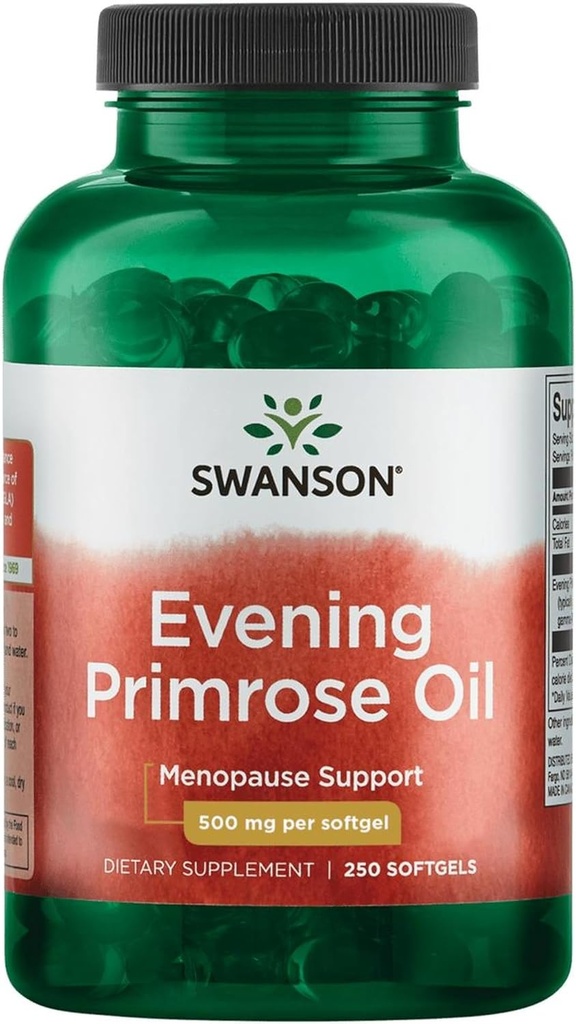 Swanson Evening Primrose Oil (Omegatru) 500 Milligram 250 Sgels