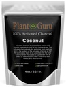 Aktiverat kolpulver 4 oz. Coconut - Food Grade Kosher Non-GMO - Teeth Whitening, Facial Mask och Soap Making. Främjar naturlig avgiftning och hjälper matsmältning