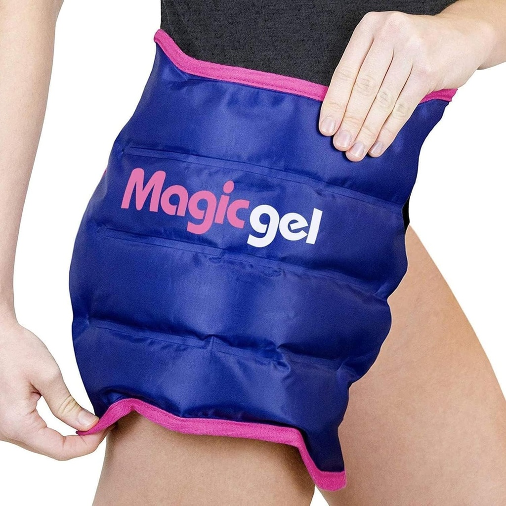Magic Gel Hip Ice Pack Wrap efter kirurgi - Återanvändbar kallt brace - Efter kirurgiåterställning för män och kvinnor - Ice Pack för Hip