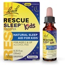 Bach RESCUE SLEEP KIDS Dropper 10mL, Natural Sleep & Stress Relief Aid, Homeopathic Flower Essence, Fri från Melatonin, Sugar & Gluten, Kid-Friendly, Non-alkohol Formel