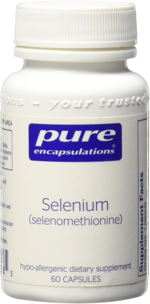 Selen 200mcg (Selenomethionine) Kosttillskott (60 kapslar)
