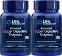 Livslängd Förbättrad Super Digestive Enzymes, 60 Vegetariska kapslar (Pack of 2)