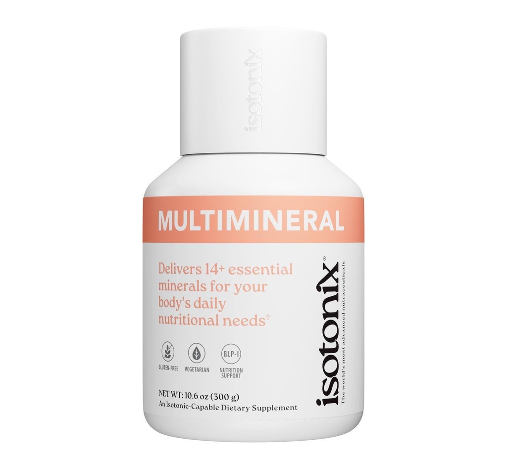 Isotonix Multi-Mineral Supplement: Magnesium, vitamin D, Zink, Calcium & Vitamin C, benstyrka, muskelfunktion, immunhälsa och energi - 45 portioner