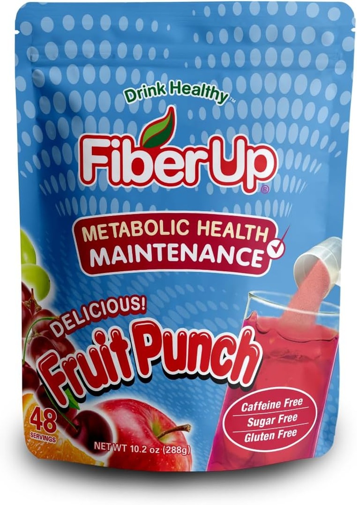 Utsökt, prebiotiskt lösligt fibertillskott, fruktpunch, 48 portioner.