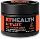 KT Health, Magnesium Cream, Aktivera - Varmar & Loosens Tight Muscles - Använd Pre-Workout för att minska styvhet