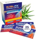 BurnFix® Hydrogel Burn Gel Packets - 3,5 g Soothing First Aid Burn Cream för omedelbar kyllindring på mindre burns, solbrännor och skalor | Idealisk nödsituation Kit Essential (Pack av 25)