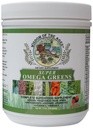 Super Omega Greens kompletterar superfood med gröna, grönsaker, lin, fiber, antioxidanter, enzymer, probiotika, vitamin C och Omega 3-7.9oz pulver