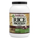 NutriBiotic - Chocolate Rice Protein, 3 Lb (1,36 kg) | Low Carb, Vegetarian & Keto-Friendly Raw Protein Powder | Grown & Processed Without Chemicals, GMO eller Gluten | Lätt att Digest & Nutrient-Rich