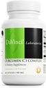 DAVINCI Labs Curcumin C3 Complex - Kosttillskott för att stödja Gallbladder Funktion och hälsosam lever - med Curcuminoids och Bioperine Fruit Extract - Glutenfri - 60 vegetariska kapslar