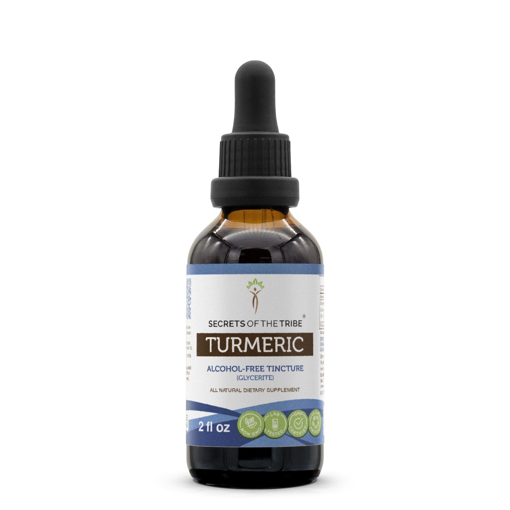 Gurkmeja tinktur Alkoholfri extrakt, gurkmeja (Curcuma Longa) Torkad Root Tincture Supplement 2 oz
