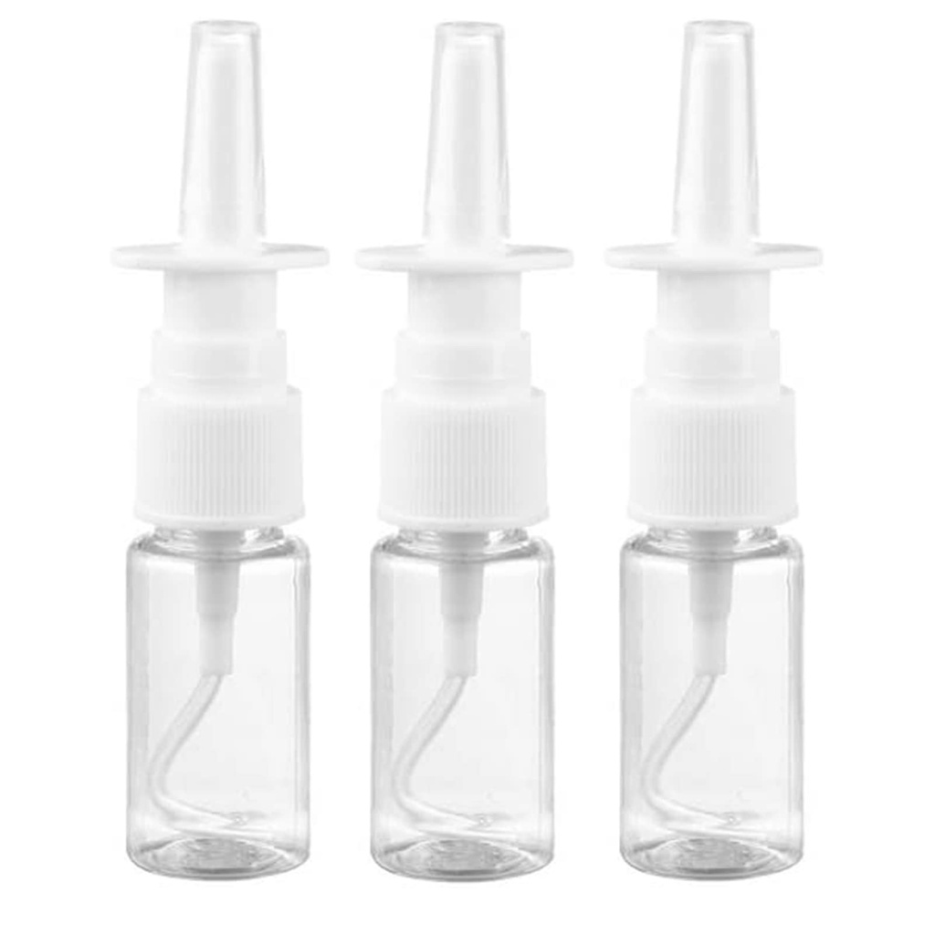 Medsuo 3 PCS 10 ml Nasal Spray Bottles Empty, Even Fine Mist, Clear