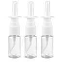 Medsuo 3pcs 10ml Nasal Spray Bottles Mist Spray Bottle Clear Empty Rhinitis Care Sprayer Direct Spray Container för Saline Essential Oils