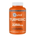 Qunol Turmeric Curcumin med Black Pepper, 2250mg Turmeric Extract med 95% Curcuminoids, Extra Styrka Turmeric Supplement, Förbättrad Absorption, Joint Support Supplement, 150 vegetariska kapslar