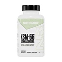 NutraBio Ashwagandha KSM-66 | Ashwagandha Herbal Supplement för stress, humör och prestanda | 600 MG av kliniskt studerade KSM66 60 kapslar