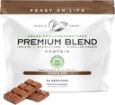 Muskelfesten Premium Blanda alla naturliga hormon Grass-Fed Whey Protein Powder, Chocolate, 2lb