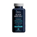 Health Logics Black Seed Oil, Cold Pressed, Rich Source of Omega 6 & 9 Essential Fatty Acids, från Nigella Sativa (100 Soft Gel Capsules)