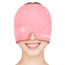 ZNÖCUETÖD Migraine Headache Relief Cap Hat Full Head Ice Pack Wrap Cooling Gel Ice Beanie Cold Cap Hot / Cold Compress Therapy för Sinus, Stress, spänning, huvudsmärtlindring, kvinnor
