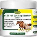 Häst Non Sweat Treatment, främja hälsosam temperaturförordning för stopp svett, AC, gammal, Mare, Gelding, Anhidrosis, en varm sommardag användning