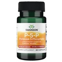 Swanson P-5-P (Pyridoxal-5-fosfat) Coenzymated Vitamin B-6 40 Milligram 60 kapslar