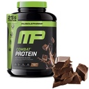 Muscle Pharm Combat Protein Powder, Chokladmjölksmak, bränslemuskler för produktiva träningspass, 5 proteinkällor inklusive Whey Protein Isolate & Egg Albumin, Gluten Free, 4 lb, 52 portioner