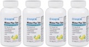 MAJOR Mintox Plus-flikar - Antacid Plus Anti-Gas-tabletter - hjälper snabbt lindra syraindigestion, Heartburn, Sour Stomach och Gas - Lemon Mint smaksatt - 100 greve (4 Pack)