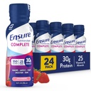 Ensure COMPLETE Nutrition Shake with 30g Protein, Immune Health Nutrients, Chocolate and Strawberry Flavors, Packs of 24 (10 fl oz)