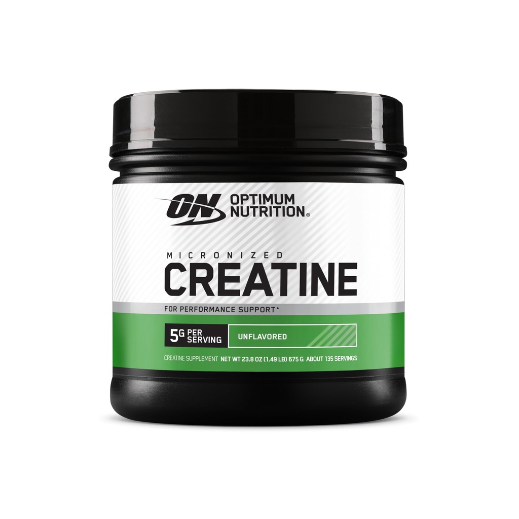 Optimum Nutrition Micronized Kreatinpulver, Osmakad, 135 portioner