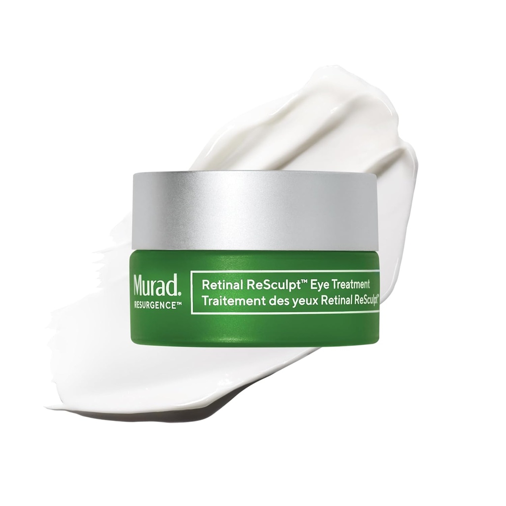 Murad Retinal ReSculpt Eye Lift Treatment - Age-Defying Eye Cream med inkapslad Retinal, Gentian Root, & Oat-Firming Film för ungdomliga ögon - Tightens Droopy Lids & Under-Eye Bags - 0,5 Fl Oz