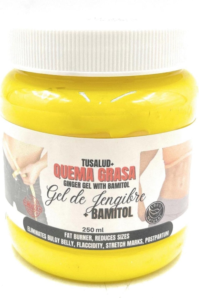 Ginger & Bamitol Slimming Body Gel - Natural Fat Reducer, 8,45 fl oz