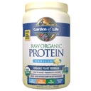 Garden of Life Raw Organic Protein Vanilla Powder, 20 portioner - certifierad vegan, glutenfri, organisk, icke-GMO, växtbaserad sockerfri protein Skaka med Probiotics & Enzymes, 4g BCAA, 22g Protein