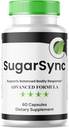 (1 Pack) Sugar Sync Glyco Optimizer Capsules, SugarSync Glyco Optimiser, Sugar Sync Joint Optimizer, Sugar Sync Gluco Cleanse Detox Formel, SugarSync Glycol Reviews (60 kapslar)