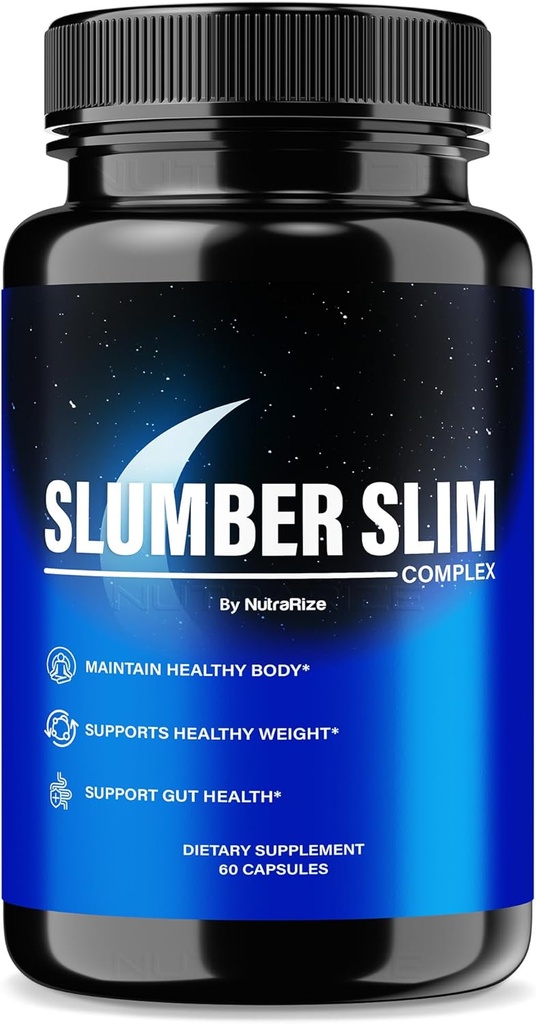 Slumber Slim Weight Loss, Officiell SlumberSlim Complex Formel, Alla naturliga piller för att stödja fitness och övergripande Wellness, Premium Keto Capsules, Slumber Slim Recensioner (60 kapslar)