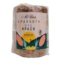 Mi Alma, 4 BAR PACK Amaranth Bar med choklad och majsflingor PREMIUM, Barra de Amaranto con Chocolate, Super Food, Gluten Free, Healthy Snack, 8,4 oz