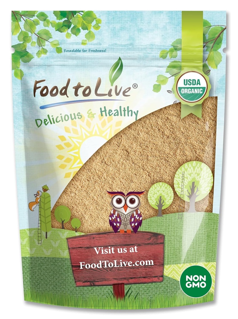 Mat till levande organiska Amla Berry Powder (Amalaki), 8 Oz Non-GMO Indian Gooseberry, Raw, Pure, Finely Ground, Kosher, Vegan. Rik i antioxidant, vitamin C. Perfekt för smoothies, skakar, yoga, juicer