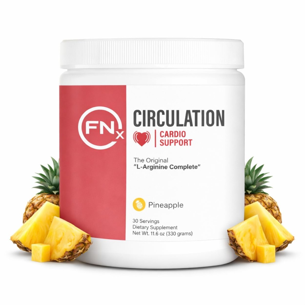 L-arginin komplett, ananas - 5000mg L Arginine, Nitric Oxide Booster, naturtillskott, ökar energi och uthållighet