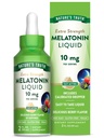 Naturens Sanning Melatonin Flytande | 10 mg | 2 Fl oz Maximal Styrka för vuxna | Berry Flavor | Vegan, Non-GMO & Gluten Free Supplement